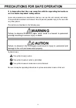 Предварительный просмотр 5 страницы Phcbi MPR-S163 Series Operating Instructions Manual