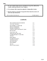 Preview for 2 page of Phcbi PF-L5181W-PA Operating Instructions Manual