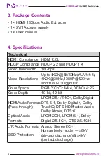 Preview for 4 page of PhD Solutions HDMIDAC1 User Manual