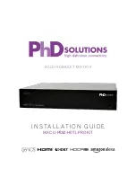 Предварительный просмотр 1 страницы PhD Solutions MXC-U-P882-HDTL-PRO-KIT Installation Manual