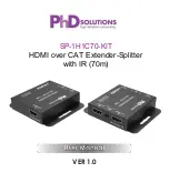 PhD Solutions SP-1H1C70-KIT User Manual preview