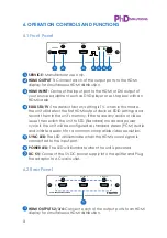 Предварительный просмотр 7 страницы PhD Solutions SP-1x4-HD4K Operation Manual