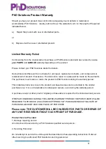 Preview for 12 page of PhD Solutions SPC-P1C1H-HDTE Operation Manual