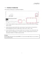 Предварительный просмотр 4 страницы PheeNet WMS-208 Quick Installation Manual