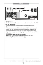 Preview for 8 page of Phenyx PRO PTX-15 Owner'S Manual