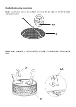 Предварительный просмотр 4 страницы PHI VILLA 26'' Steel Wood Burning Fire Pit Assembly Instructions