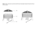 Предварительный просмотр 5 страницы PHI VILLA 26'' Steel Wood Burning Fire Pit Assembly Instructions