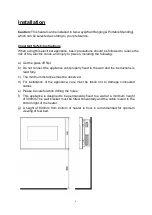 Предварительный просмотр 5 страницы PHI VILLA AH-FP-30CH Instruction Manual