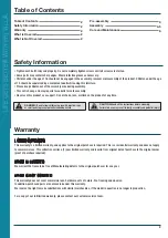 Preview for 2 page of PHI VILLA E02GF-039-BU Use And Care Manual