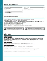 Preview for 2 page of PHI VILLA E02GF0401-048-01 Use And Care Manual