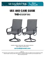PHI VILLA THD-E02GF093 Installation & Owner/Operator Use And Care Manual preview