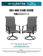 PHI VILLA THD-E02GF116 Use And Care Manual preview