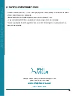 Preview for 10 page of PHI VILLA THD5-0601-093B Use And Care Manual