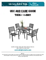 PHI VILLA THD5-119-5901 Use And Care Manual preview