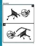 Предварительный просмотр 4 страницы PHI VILLA USMF-BistroSET3-2 ASSEMBLY Use And Care Manual