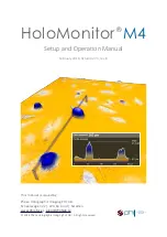 Preview for 1 page of PHI HoloMonitor M4 Setup And Operation Manual