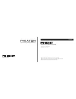 Предварительный просмотр 1 страницы Phiaton PS 20 BT Owner'S Manual