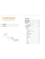 Предварительный просмотр 1 страницы PHICOMM ENERGY 3+ User Manual