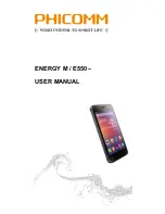 PHICOMM ENERGY M E550 User Manual preview