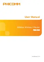 PHICOMM FWR-734N User Manual preview