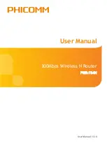 Предварительный просмотр 1 страницы PHICOMM FWR-734N User Manual