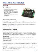 Preview for 35 page of Phidgets 1070 - PhidgetSBC Product Manual