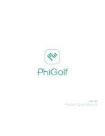 PhiGolf PHG-100 Quick Manual preview