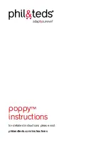 Preview for 1 page of Phil&Teds adapt&survive! poppy Instructions Manual