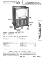 Philco 22C4020 Service Manual preview