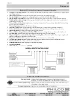 Philco FG7SC038D23A Features & Benefits Manual preview