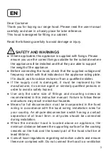 Preview for 3 page of Philco GH609WNL User Manual