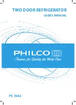 Philco PC 1602 User Manual preview