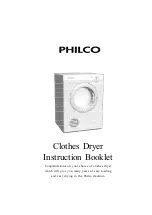 Предварительный просмотр 1 страницы Philco PD40M Instruction Booklet