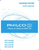 Preview for 1 page of Philco PEC 5406W User Manual