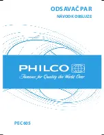 Preview for 19 page of Philco PEC 605 User Manual