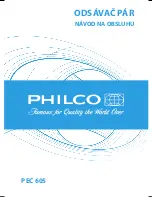 Preview for 37 page of Philco PEC 605 User Manual