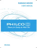 Предварительный просмотр 1 страницы Philco PEI 904 User Manual