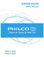 Preview for 1 page of Philco PEW 6710IX User Manual