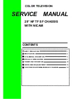 Preview for 1 page of Philco PF2908 Service Manual