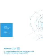 Preview for 60 page of Philco PHD 327 User Manual