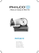 Philco PHFS 8010 User Manual preview