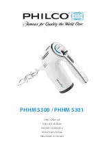 Предварительный просмотр 1 страницы Philco PHHM 5300 User Manual