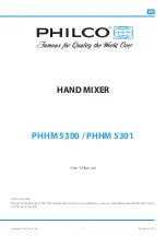 Предварительный просмотр 3 страницы Philco PHHM 5300 User Manual