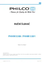 Предварительный просмотр 13 страницы Philco PHHM 5300 User Manual