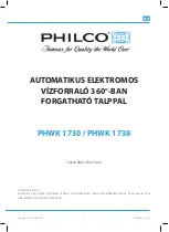 Preview for 35 page of Philco PHWK 1730 User Manual