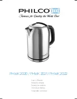 Preview for 1 page of Philco PHWK 2020 User Manual