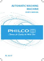 Philco PL 151 F User Manual preview