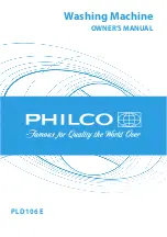 Предварительный просмотр 1 страницы Philco PLD 106 E Owner'S Manual