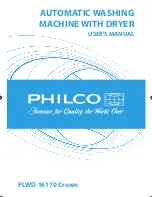 Предварительный просмотр 1 страницы Philco PLWD 16170 Crown User Manual