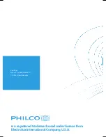 Предварительный просмотр 29 страницы Philco PMD 2012 BiX User Manual